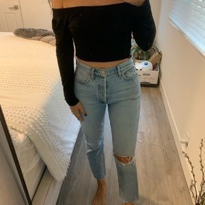 Agolde size 27 high waist jeans!